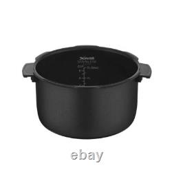 CUCKOO 8 In 1 Multi Pressure 5 Quart Stainless Steel Gold and White Cooker