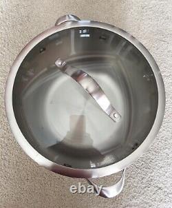 Calphalon Contemporary Stainless Steel 8-Quart Stock Pot with Glass Lid New