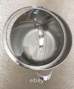 Calphalon Contemporary Stainless Steel 8-Quart Stock Pot with Glass Lid New