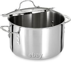 Calphalon Tri-Ply Stainless Steel 8-Quart Stock Pot with Cover