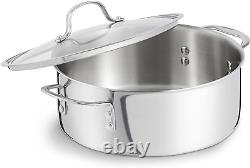 Calphalon Tri-Ply Stainless Steel Cookware, Dutch Oven, 5-Quart