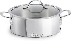 Calphalon Tri-Ply Stainless Steel Cookware, Dutch Oven, 5-Quart