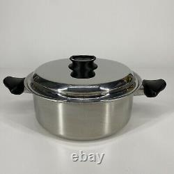 Carico Ultra Tech Six 6 Quart T304SS Ultra Core Saucepan Pot Lid No Steamer