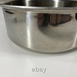 Carico Ultra Tech Six 6 Quart T304SS Ultra Core Saucepan Pot Lid No Steamer