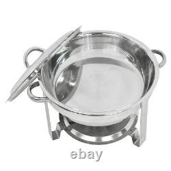 Chafing Dish Stainless Steel Tray Buffet Catering Chafers 2 Pack 8 Quart&5 Quart
