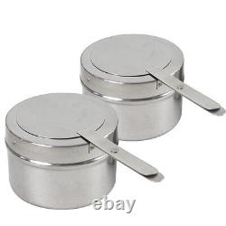 Chafing Dish Tray Buffet Catering Chafers 2 Pack 8 Quart&5 Quart Stainless Steel