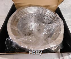 Chantal ID-21 Stainless Steel Covered 8-Quart Stockpot with Pasta Steamer Insert