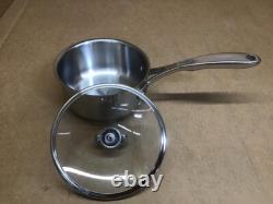 Chantal SLIN35-140C Induction 21 Steel Saucepan, 1 Quart, Stainless