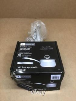 Chantal SLIN35-140C Induction 21 Steel Saucepan, 1 Quart, Stainless