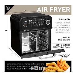 ChefWave 12.6 Quart Air Fryer Oven with Dehydrator and Rotisserie