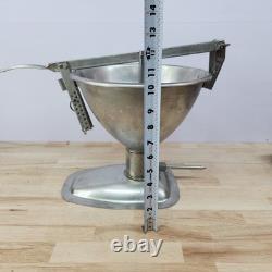 Chicago Metallic 10001 Stainless Steel 5 Quart Manual Cake/Donut Filler