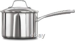 Classic 3.5-Quart Sauce Pan with Cover, 3.5QT, Stainless Steel