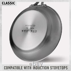 Classic 3.5 Quart Saucepan with Lid, Stainless Steel, Dishwasher Safe Saucepan