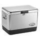 Coleman 54 Quart Steel Belted Cooler Stainless Steel 6155b707