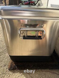 Coleman jockey Box model 6150 triple Coil tap stainless steel 54 Quart Cooler