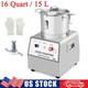Commercial Food Processor 16 Quart Stainless Steel Electric Chopper Meat Grinder