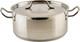 Commercial-grade Stainless Steel Brazier With Lid, 8 Quart