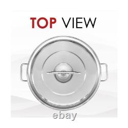 Concord 180 Quart Stainless Steel Stock Pot Cookware 180-Quart