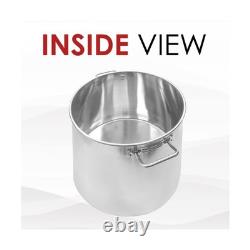 Concord 180 Quart Stainless Steel Stock Pot Cookware 180-Quart