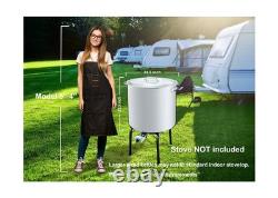 Concord 180 Quart Stainless Steel Stock Pot Cookware 180-Quart