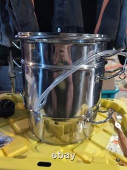 Cook N Home 11-Quart Stainless Steel Fruit Juicer Steamer, 28cm