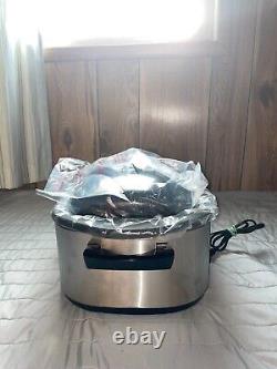 Cooks Essentials 10 Quart Nonstick Stainless Steel Roaster Oven Model RO100