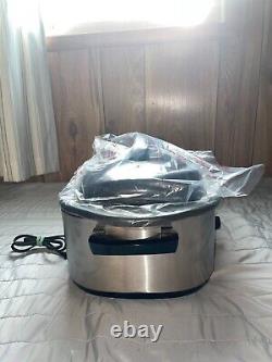 Cooks Essentials 10 Quart Nonstick Stainless Steel Roaster Oven Model RO100