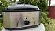 Cooks Essentials 10 Quart Nonstick Stainless Steel Roaster Oven Turkey Ham Qvc