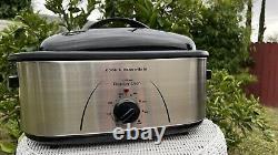 Cooks Essentials 10 Quart Nonstick Stainless Steel Roaster Oven Turkey Ham QVC