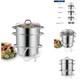 Cooks Standard 11 Quart Stainless Steel Steam Juicer Pot