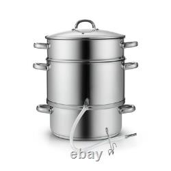 Cooks Standard 11 Quart Stainless Steel Steam Juicer Pot