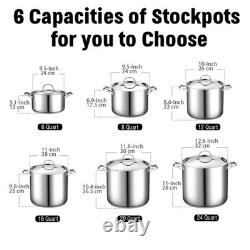 Cooks Standard 18/10 Stainless Steel Stockpot 24-Quart, Classic Deep Cooking Cooks Standard 18/10 Stainless Steel Stockpot 24-Quart, Classic Deep Cooking
