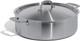 Cookware 10 Quart Stainless Steel Rondeau Pot Withlid 5 Ply Stainless Clad P