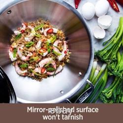 Copper Core 5-Ply Stainless Steel Sauce Pan 3 Quart 3 Quarts Silver/Metallic