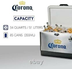 Corona Stainless Steel Ice Chest Cooler 54 Quart -51 Liters Free Shipping