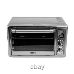 Cosori Air Fryer Toaster Oven Combo, Large 32Quart, Stainless Steel, Silver