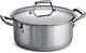 Covered Dutch Oven Stainless Steel Tri-ply Base 5 Quart, 80101/010ds