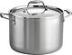 Covered Stock Pot Stainless Steel Induction-ready Tri-ply Clad 8 Quart, 80116/04