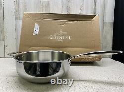 Cristel Castel Pro Ultraply Stainless Steel 6.5 Quart Saucepan (No Lid)