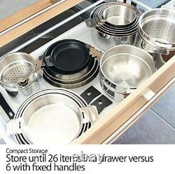 Cristel Mutine Stewpan with Lid, 4 quart F22PK