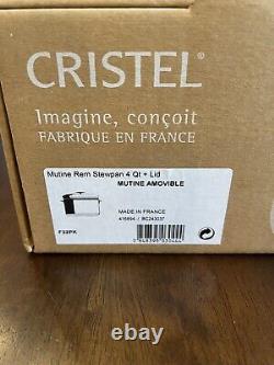 Cristel Mutine Stewpan with Lid, 4 quart F22PK