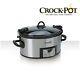 Crock-pot 7quart Programmable Cook & Carry Extra Large Slow Cooker Digital Timer