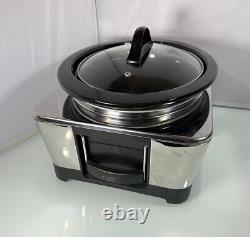 Crock-Pot Model SCCPTP600- 6 Quart Stainless Steel Programmable Oval Slow Cooker