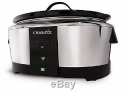 Crock-Pot SCCPWM600-V2 Wemo Smart Wifi-Enabled Slow Cooker, 6-Quart