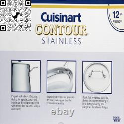 Cuisinart Contour Stainless 12 Quart Stockpot with Cover