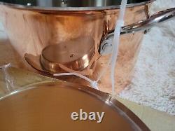 Cuisinart Copper Tri Ply Stainless 8 Quart Stockpot With Lid PCT66-24T 8 qt Pot