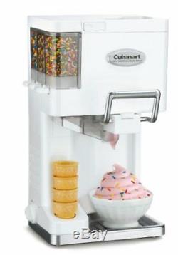 Cuisinart ICE-45 Mix It In Soft Serve 1-1/2-Quart Ice Cream Maker, White