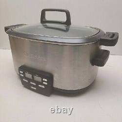 Cuisinart MSC-600 Electric 7 Quart Stainless Steel Multi Slow Cooker Crock Pot