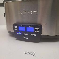 Cuisinart MSC-600 Electric 7 Quart Stainless Steel Multi Slow Cooker Crock Pot