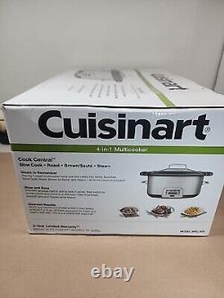 Cuisinart MSC-800 7-Quart 4-in-1 Cook Central Multicooker, Stainless Steel Black